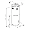 Kép 4/4 - 214025 - Opeis Cylinder páraelszívó sziget fekete