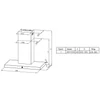 Kép 2/2 - CHL6TB.1 -EVIDO LINE 60B fali páraelszívó, 60 cm, érintőszenzor, fekete üveg/inox