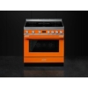 Kép 2/7 - CPF9IPOR - Smeg cooker indukciós főzőlappal narancs