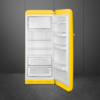 Kép 2/7 - FAB28RYW5 -  Smeg retro hűtőszekrény sárga jobbos