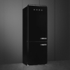 Kép 3/6 - FAB38RBL5 - Smeg Kombinált alulfagyasztós hűtőszekrény fekete jobbos