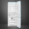 Kép 2/9 - FAB38RPB5 - Smeg Kombinált alulfagyasztós hűtőszekrény világoskék jobbos
