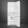 Kép 2/9 - FAB38RPG5 - Smeg Kombinált alulfagyasztós hűtőszekrény világoszöld jobbos