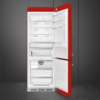 Kép 2/8 - FAB38RRD5 - Smeg Kombinált alulfagyasztós hűtőszekrény piros jobbos