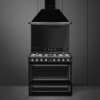 Kép 3/8 - TR90BL9 - Smeg range cooker gáz főzőlappal fekete