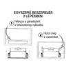 Kép 4/4 - CHB6MB.1 - EVIDO MOVE 60B beépíthető páraelszívó, 60 cm, mozgásvezérlés, fekete üveg