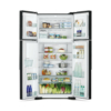 Kép 5/7 - W661PRU1.GPW -  Hitachi 4 ajtós fehér üveg felülfagyasztós hűtőszekrény