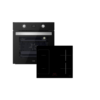 Kép 1/3 - Sütő+főzőlap szett  Evido Level 60B multifunkciós sütő fekete+Evido Vetro 60BB indukciós főzőlap fekete