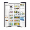 Kép 4/10 - M700VAGRU9X.DI - Hitachi side-by-side 3 ajtós hűtőszekrény és fagyasztó vákumfiókkal onyx üveg