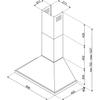Kép 2/3 - KPF9YW - Smeg kürtős fali páraelszívó sárga 90 cm
