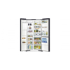 Kép 3/7 - M700VAGRU9X.DI - Hitachi side-by-side 3 ajtós hűtőszekrény és fagyasztó vákumfiókkal onyx üveg 