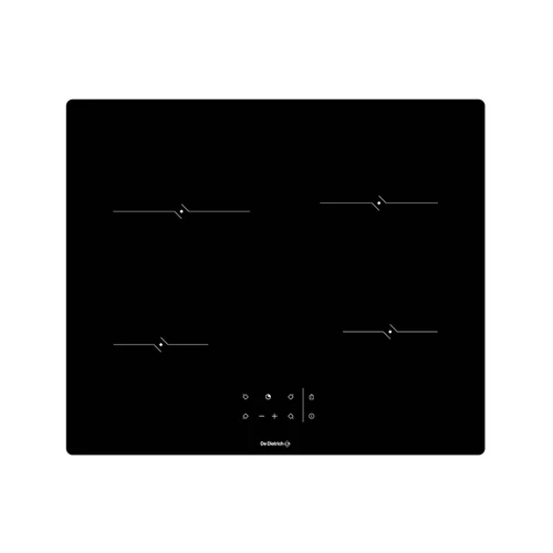 DPV4601B - De Dietrich üvegkerámia főzőlap, 65 cm, 4 zóna, fekete