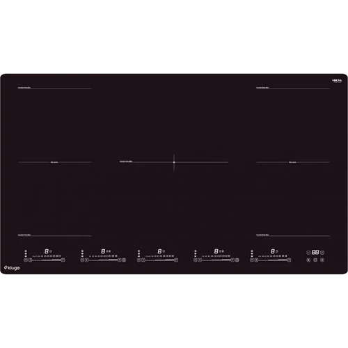 KPI9041B - Kluge beépíthető indukciós főzőlap, 90cm, fekete üveg