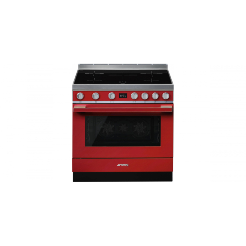 CPF9IPR - Smeg cooker indukciós főzőlappal piros