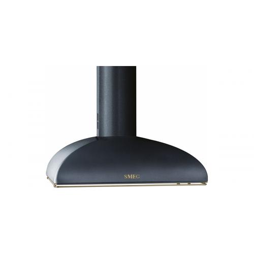 KS89AOE - Smeg kürtős páraelszívó antracit/bronz 90 cm